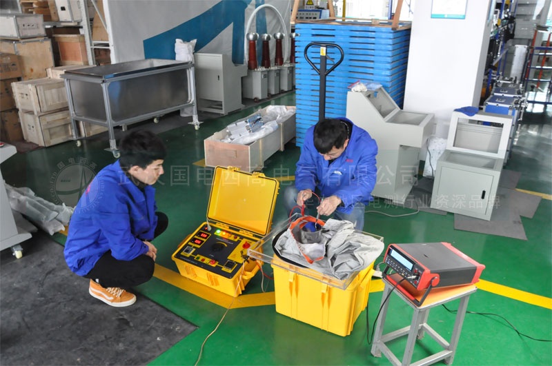 屏蔽服屏蔽效率試驗成套裝置現場試驗二