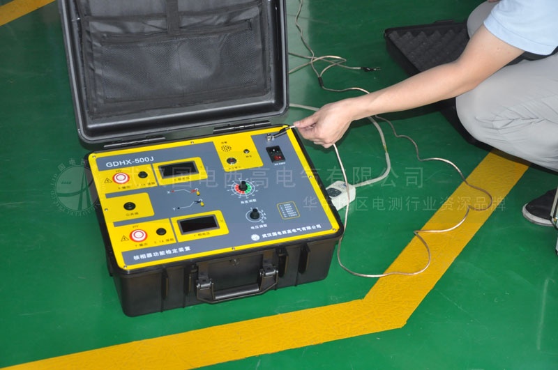 核相器功能檢定裝置實物圖