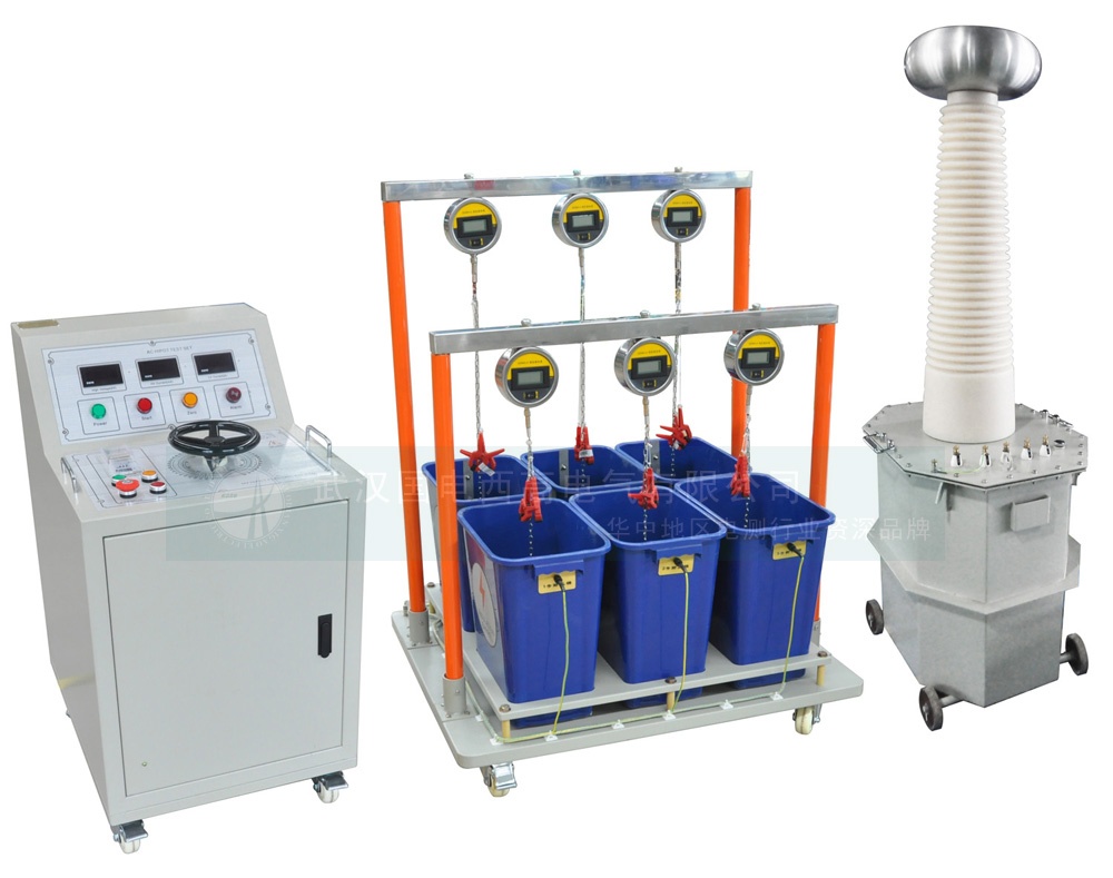 絕緣手套（靴）耐壓試驗裝置數顯臺油變水桶式（6桶位）