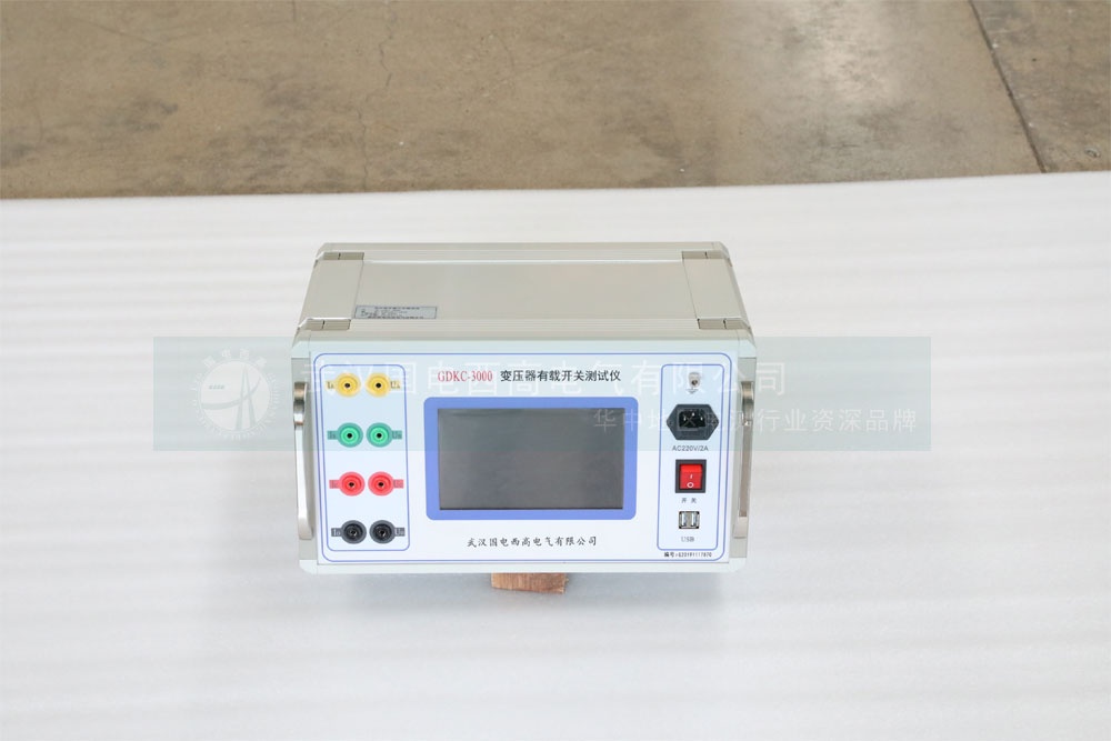 變壓器有載開關測試儀儀器界面