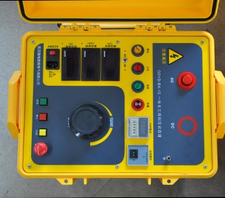 一體化工頻耐壓試驗箱儀器面板