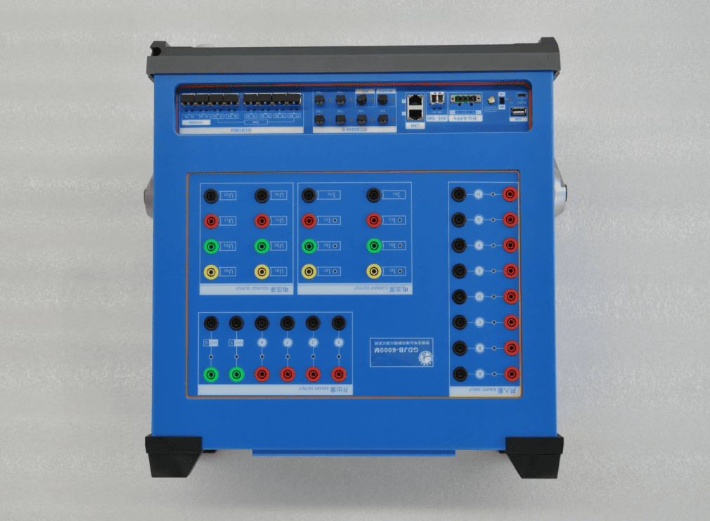 智能變電站繼保數(shù)?；瘻y試系統(tǒng)實物圖